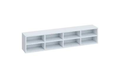 EP 8 x A4 police závěsná, bílá